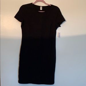 Old Navy T-shirt Short Dress Black NWT Medium